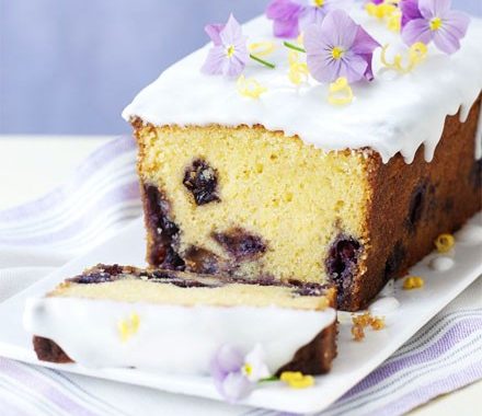 Lemon & blueberry loaf cake recipe