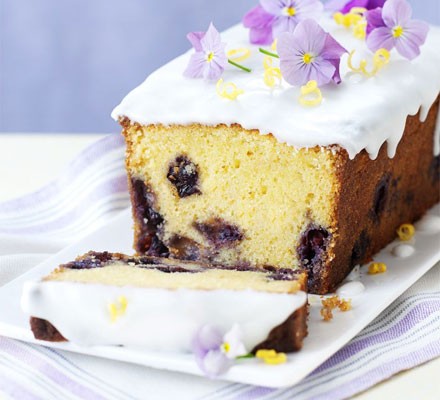 Lemon & blueberry loaf cake recipe 