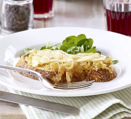 Melty onion toasts recipe 