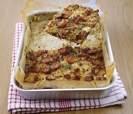 Turkey, thyme & leek meatloaf recipe