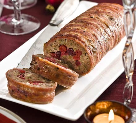 Chestnut & cranberry roll recipe 