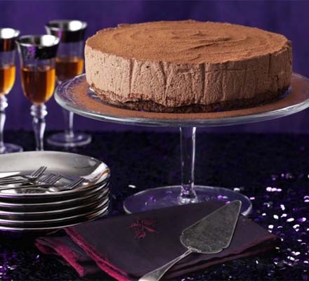 Chocolate & chestnut truffle torte recipe 