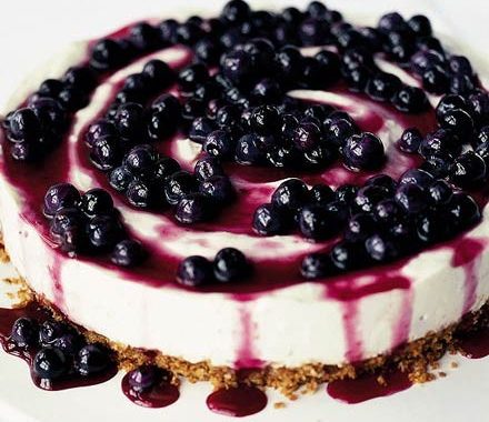 Blueberry & lime cheesecake recipe