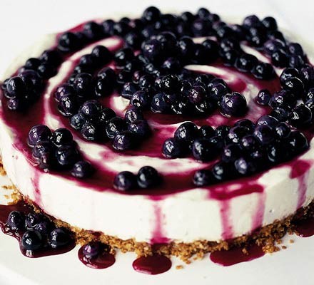 Blueberry & lime cheesecake recipe 