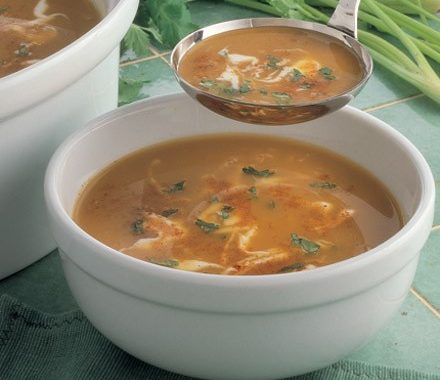 Carrot, lentil & orange soup recipe