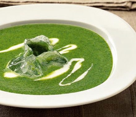 Chilled pea & watercress soup recipe