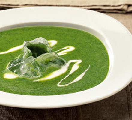 Chilled pea & watercress soup recipe 