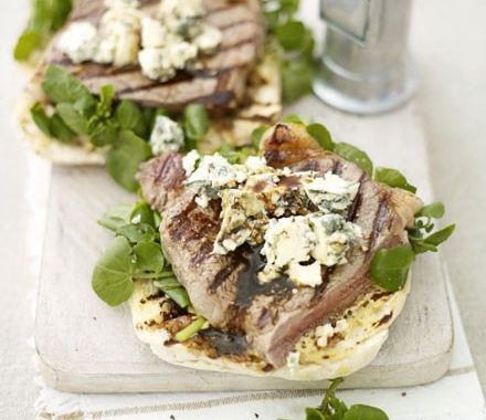 Steak & stilton bruschetta recipe