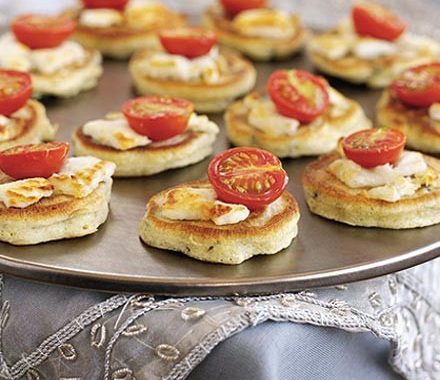 Rosemary & olive drop scones with goat's cheese recipe