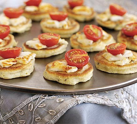 Rosemary & olive drop scones with goat's cheese recipe 