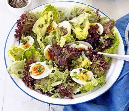 Egg and lettuce salad recipe