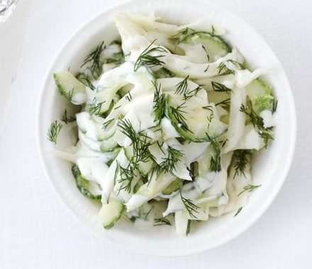 Cucumber & fennel salad recipe