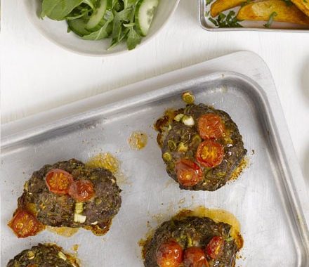 Spicy mini meatloaves recipe