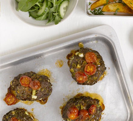 Spicy mini meatloaves recipe 