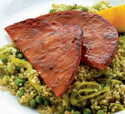 Sticky glazed gammon recipe 