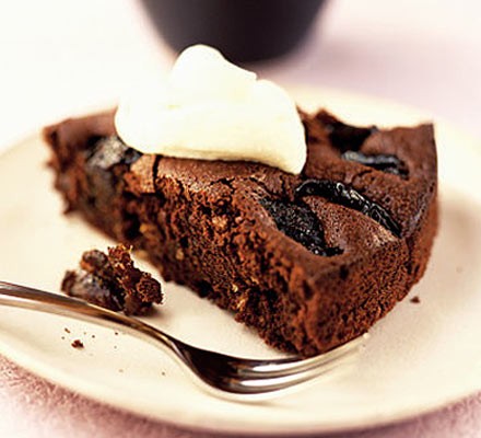 Prune & chocolate torte recipe 