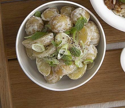 Minted potato salad recipe