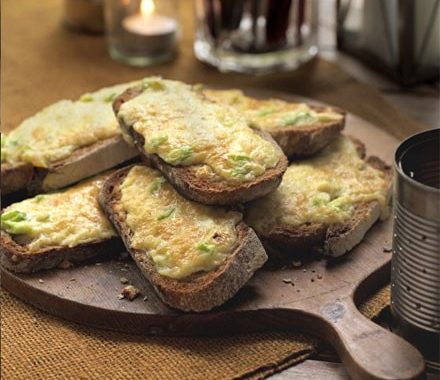 Rarebit toasts recipe