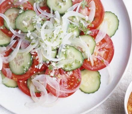 Tomato & onion salad recipe