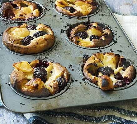 Blackberry & apple Yorkshire puddings recipe 