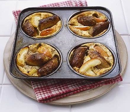 Sausage & apple Toad-in-the-hole recipe