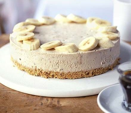 Frozen banana & peanut butter cheesecake recipe