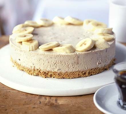 Frozen banana & peanut butter cheesecake recipe 