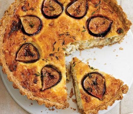 Fig & blue cheese tart recipe