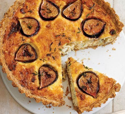Fig & blue cheese tart recipe 