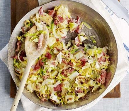 Ham hock & cabbage hash recipe