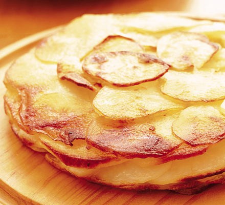 Layered potato cake recipe 