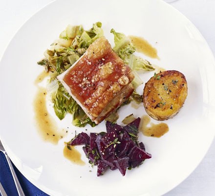 Slow-roast belly of pork recipe 