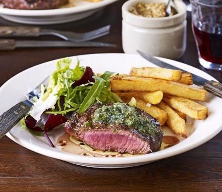 Steak & chips recipe