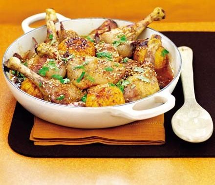 Duck tagine with clementines recipe