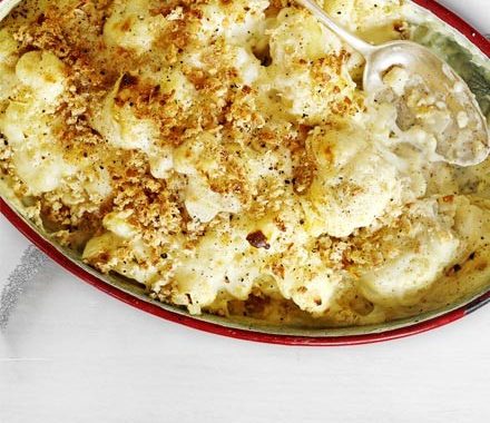 Creamy baked cauliflower recipe