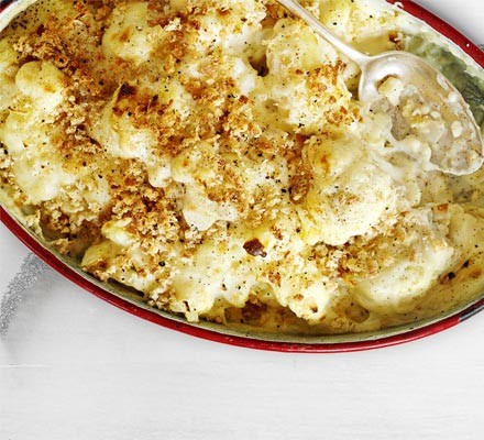 Creamy baked cauliflower recipe 
