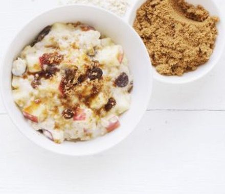 Apple & sultana porridge recipe