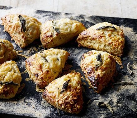 Cheddar & sage scones recipe