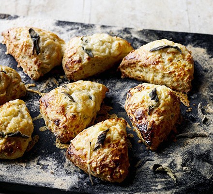 Cheddar & sage scones recipe 
