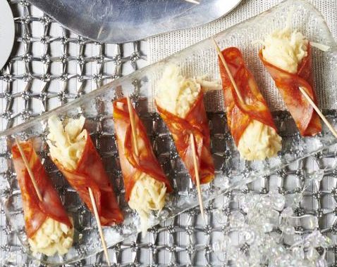 Chorizo with celeriac remoulade recipe