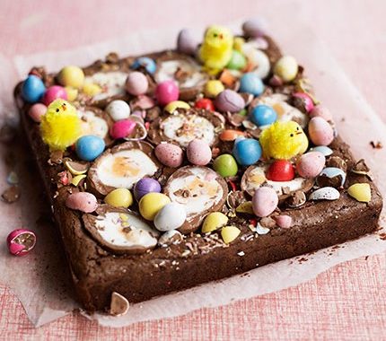 Easter brownies recipe