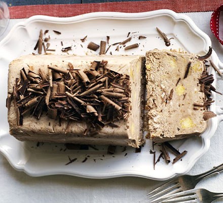 Freeze-ahead chocolate & chestnut parfait recipe 