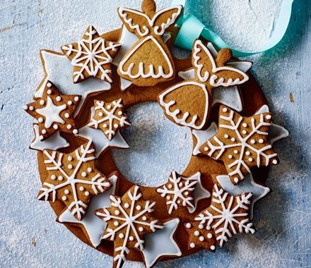 Gingerbread wreath recipe