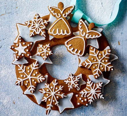Gingerbread wreath recipe 