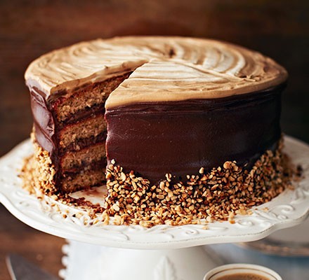 Hazelnut latte cake recipe 