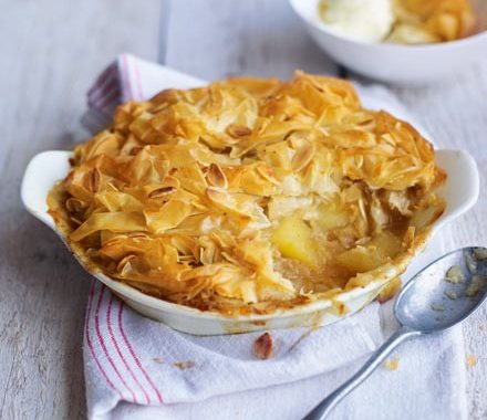 Lighter apple & pear pie recipe