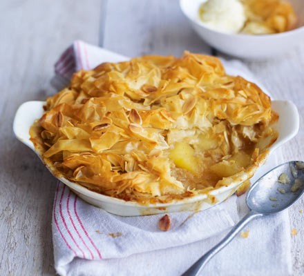 Lighter apple & pear pie recipe 