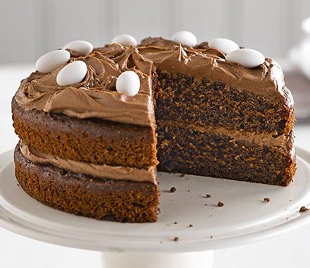 Lighter Chocolate cake with chocolate icing recipe