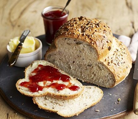 Seed & grain cottage loaf recipe
