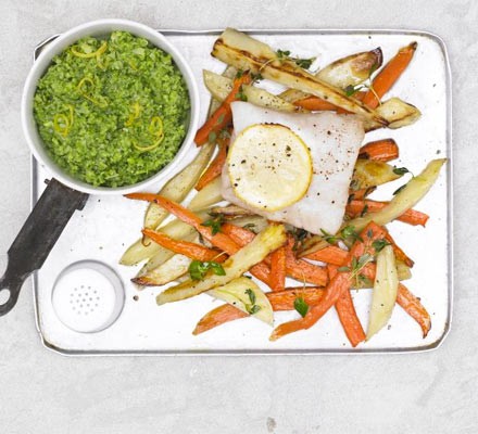 Lemon-scented fish & chips recipe 